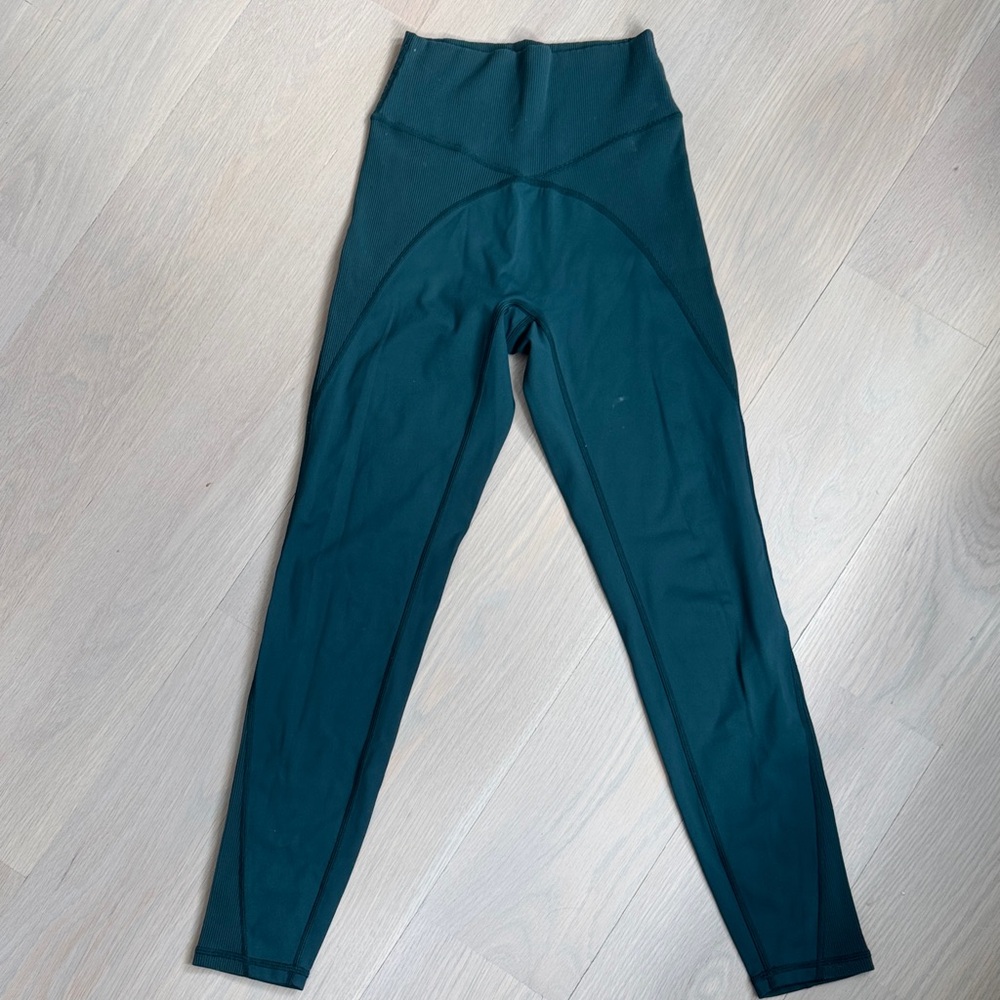 Aerie Teal High-Waisted Leggings